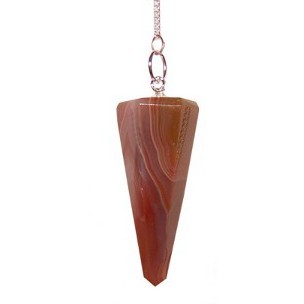 Carnelian Quartz Pendulum