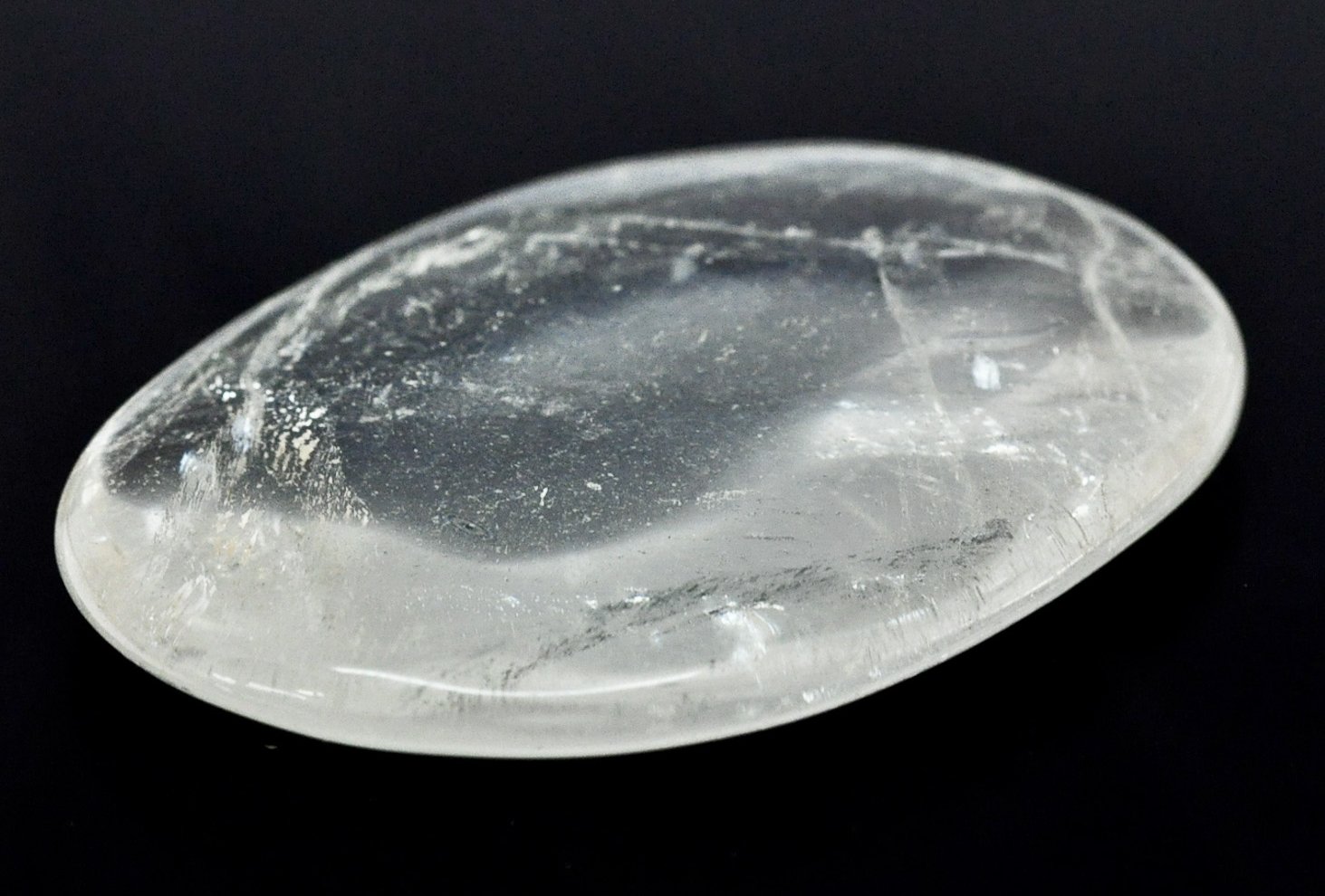 Clear Quartz Palm Stone