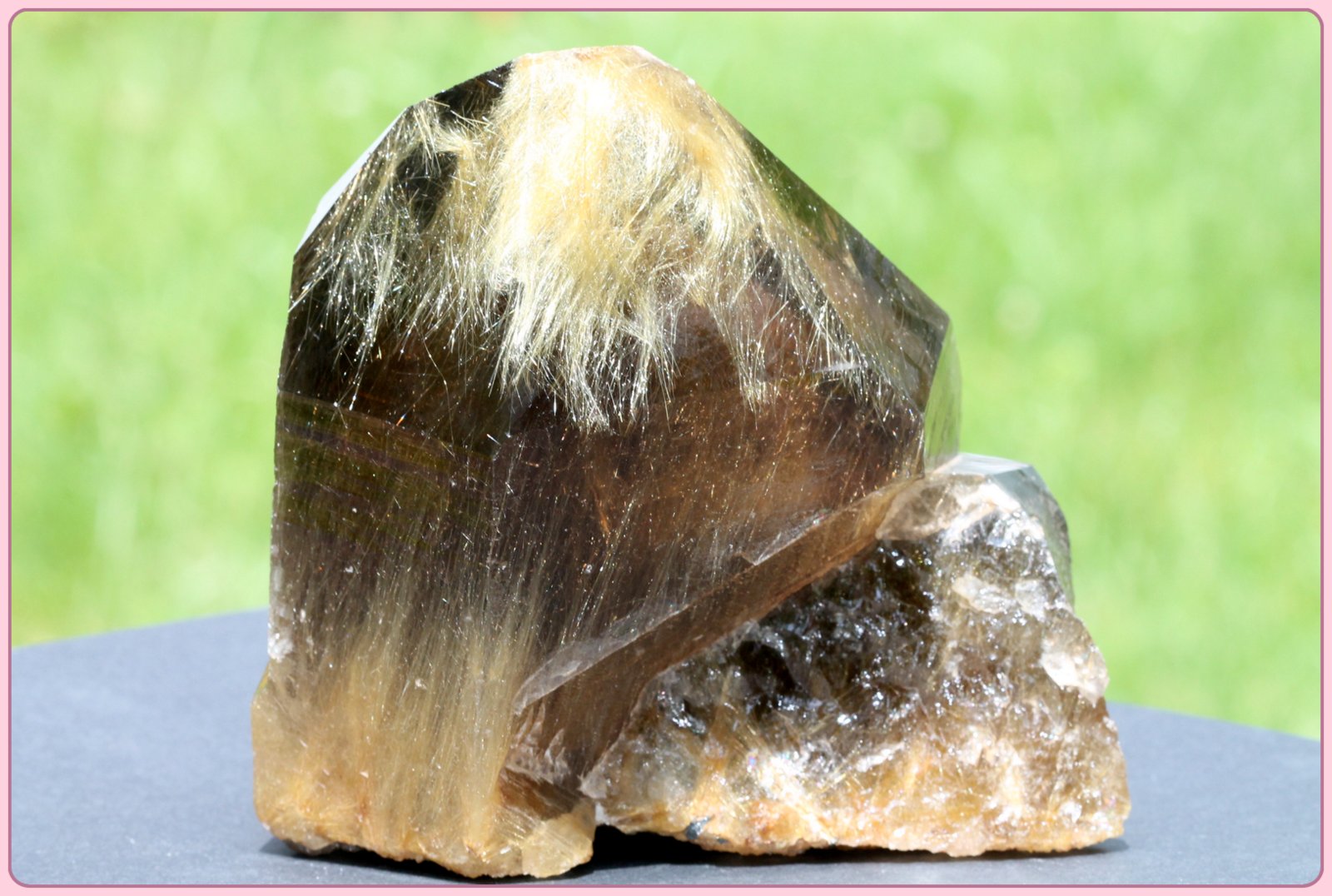 rutilated smoky quartz