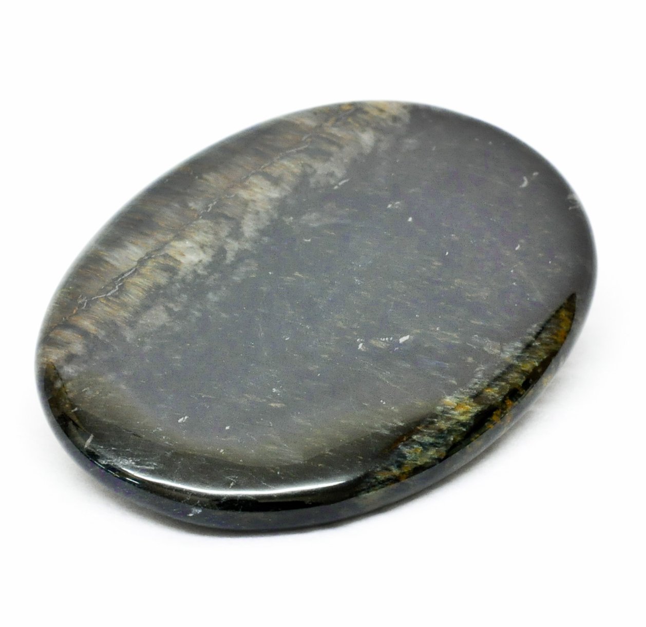 Tiger Eye - Blue Palm Stone
