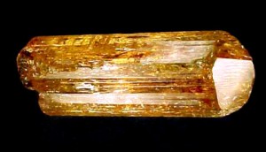Topaz fine golden crystal